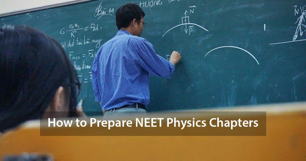 Prepare NEET Physics chapters in 4 months time