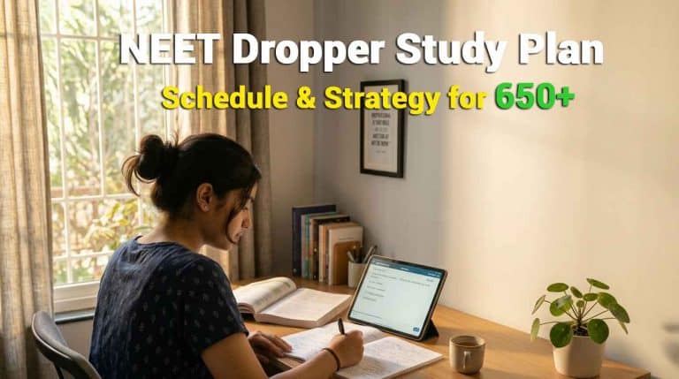 NEET Dropper Study Plan 2027: Strategy, Guide & Tips - CareerOrbits