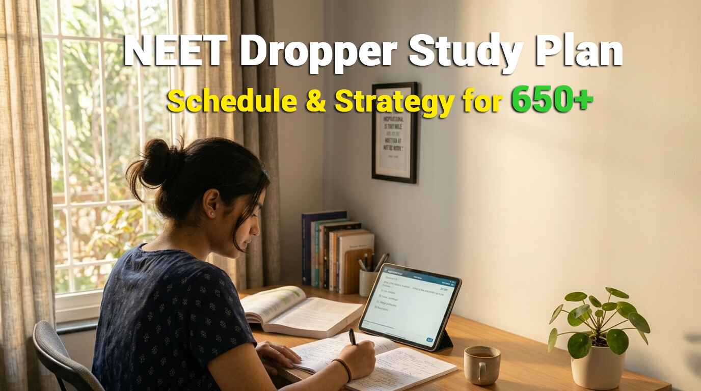 NEET Dropper Study Plan 2027: Strategy, Guide & Tips - CareerOrbits